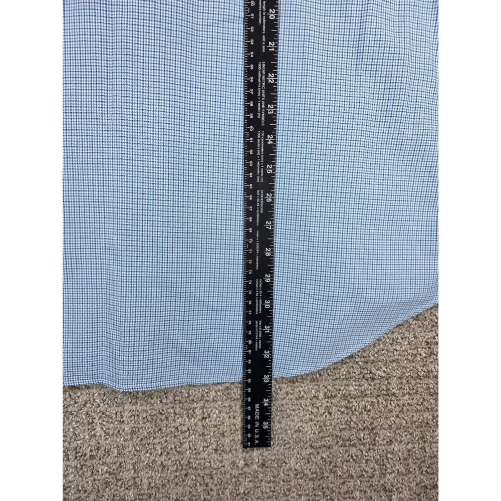 Polo Ralph Lauren Regent Classic Fit‎ Dress Shirt Mens 18 XXL Blue Gingham Check